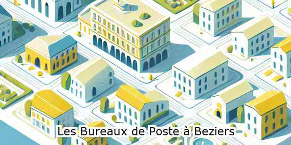 bureaux de poste  beziers