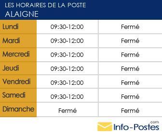 Image horaires la poste 25582