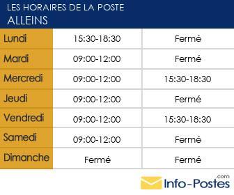 Image horaires la poste 29760