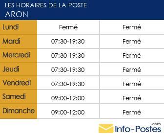 Image horaires la poste 33882