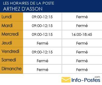 Image horaires la poste 33893