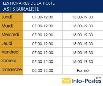 Image horaires la poste 33907