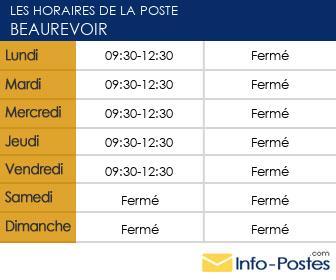 Image horaires la poste 31037