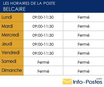 Image horaires la poste 25745