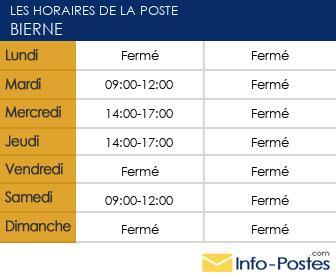 Image horaires la poste 30613