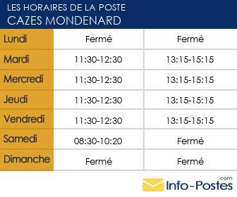 Image horaires la poste 27720