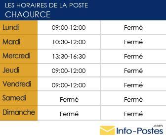 Image horaires la poste 22322