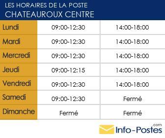 Image horaires la poste 21473