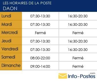 Image horaires la poste 34974