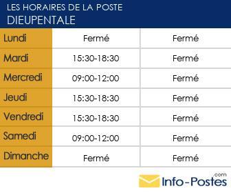 Image horaires la poste 27423