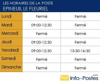 Image horaires la poste 21478