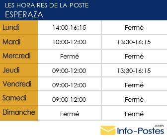 Image horaires la poste 25286