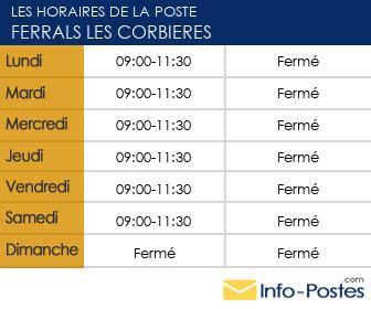 Image horaires la poste 25278