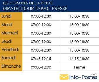 Image horaires la poste 27647