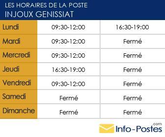 Image horaires la poste 33610