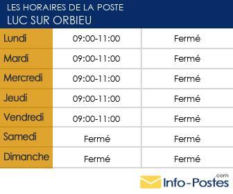 Image horaires la poste 25250