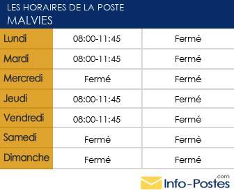 Image horaires la poste 25509