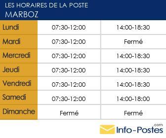 Image horaires la poste 36274