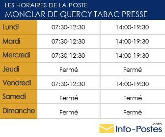 Image horaires la poste 36457