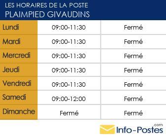 Image horaires la poste 21493