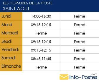 Image horaires la poste 21460