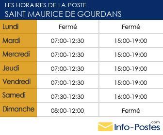 Image horaires la poste 32815