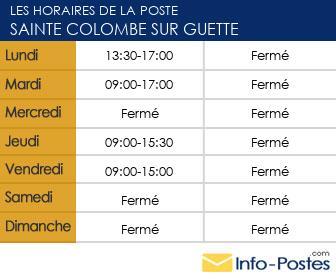 Image horaires la poste 25467