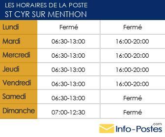 Image horaires la poste 37565